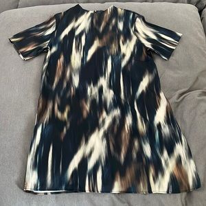 H&M brown, blue, green marble dress. Never worn!